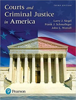 Courts and Criminal Justice in America test bank