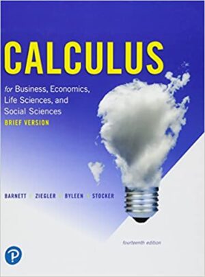 Calculus for Business, Economics, Life Sciences, and Social Sciences, Brief Version Barnett 14/e test bank